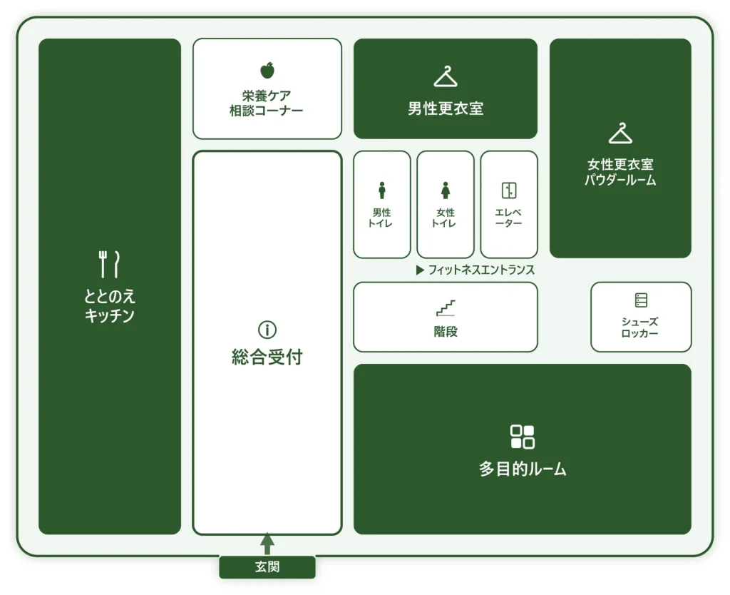 PRIME1Fフロアマップイメージ
