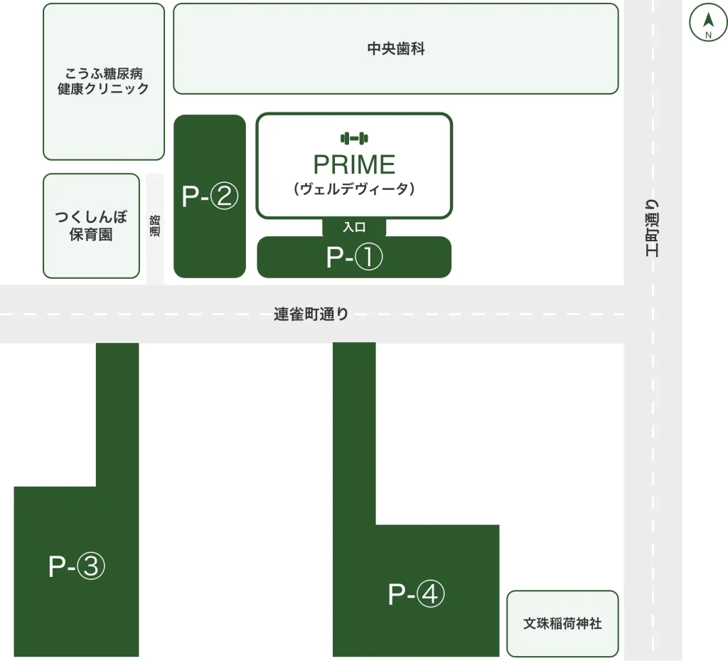 PRIMEの駐車場マップイメージ